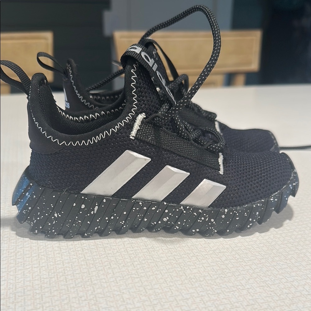 Adidas Kids Black Sneakers never been worn